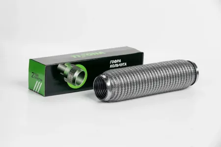 TIXONA P55300WM Гофра выхлопной системы ГОФРА 55300 (AISI 304 WIRE MESH INTERLOCK)