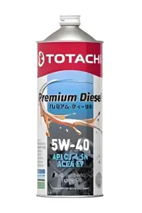 TOTACHI 11701 Масло моторное 5W40 premeium Diesel CJ-4SN 1л синт.
