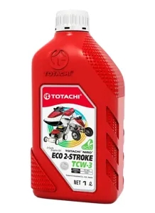 TOTACHI 1C201 Масло моторное NIRO ECO 2-STROKE TC-W3, 1л (пластик) 2Т