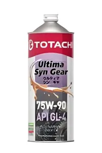TOTACHI G3501 Масло трансмиссионное Ultima Syn-Gear 75W90 1л синт.API GL-4