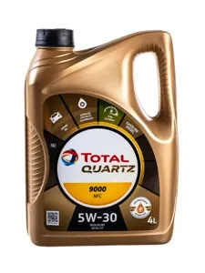 TOTAL 213836 Масло моторное синтетическое TOTAL QUARTZ 9000 FUTURE NFC 5W-30 4л 213836