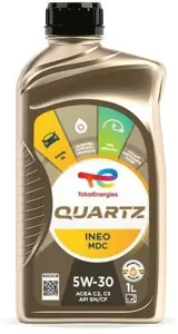 TOTAL 214030 Масло моторное QUARTZ INEO MDC 5W30, 1л