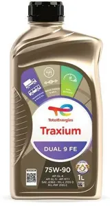 TOTAL 214145 Масло TOTAL 75W90 TRAX DUAL 9 FE Трансмиссионное  1Л.