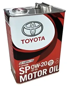 TOYOTA 0888013205 Масло моторное синт. 0W20 SP SP (железоЯпония) 4л