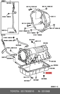 TOYOTA 3517830010 прокладка АКПП пробки поддона Toyota Corolla Camry RAV4 Land Cruiser