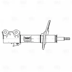 TRIALLI AG19394 АМОРТИЗАТОР Toyota RAV4 13- ПЕРЕДНИЙ ПРАВЫЙ СТОЙКА ХОД ШТОКА 167 