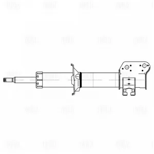 TRIALLI AG21171 Амортизатор Opel Agila (00-) (стойка) перед. лев. (AG 21171)