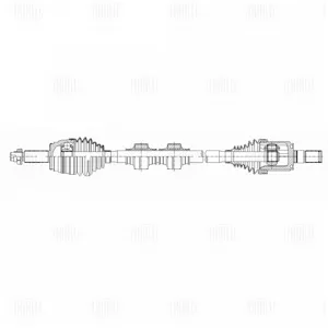 TRIALLI AR0836 Привод Hyundai Elantra 15- перед.прав.
