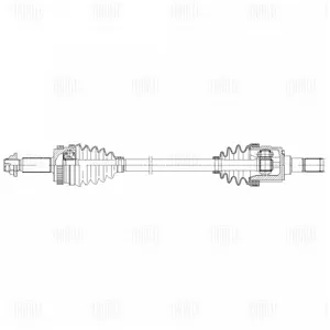TRIALLI AR0849 Привод Hyundai IX35 10- задн.лев.