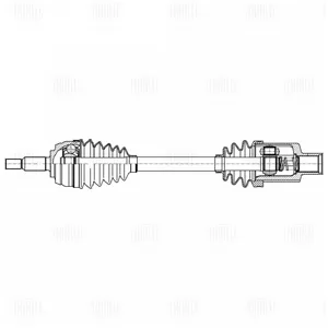 TRIALLI AR0907 Привод Renault Duster 10- перед.прав.