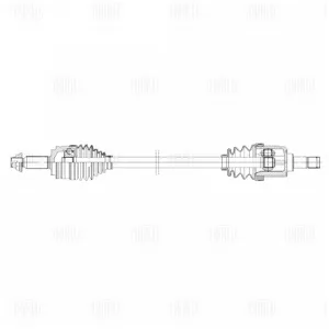TRIALLI AR1109 Привод Mitsubishi Lancer 07- перед.лев.