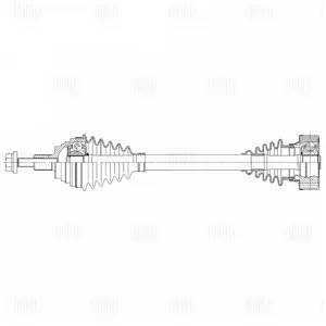 TRIALLI AR1815 Привод Skoda Octavia 13- перед.лев.