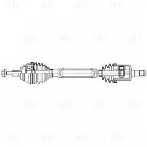 TRIALLI AR1824 Привод Skoda Octavia 08- перед.прав.