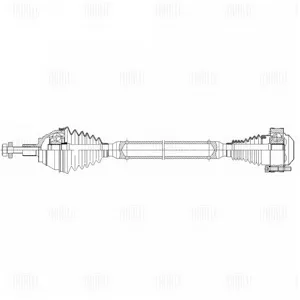 TRIALLI AR1828 Привод Skoda Octavia 04- перед.прав.
