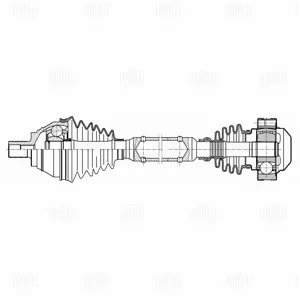 TRIALLI AR1838 Привод Skoda Octavia 13- перед.прав.