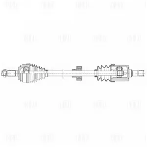 TRIALLI AR2314 Привод Honda Civic 05- перед.прав.