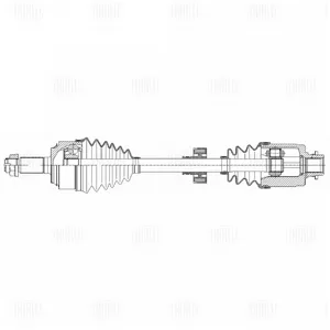 TRIALLI AR2334 Привод Honda Accord 08- перед.прав.
