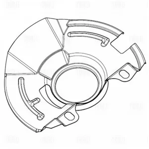TRIALLI BDSP2533 Кожух переднего правого тормозного диска Hyundai Getz (02-) перед лев