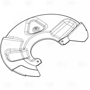 TRIALLI BDSP2640 Кожух торм. диска