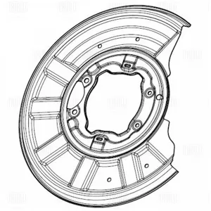 TRIALLI BDSP2742 Кожух торм. диска