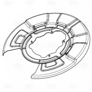 TRIALLI BDSP2813 Кожух торм. диска BMW X5 (E70) (07-)X6 (F16) (07-) зад. лев.прав. (BDSP 2813)