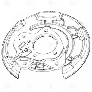 TRIALLI BDSP2917 Кожух торм. диска