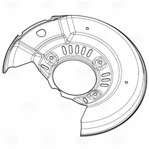 TRIALLI BDSP2953 Кожух диска тормозного Toyota PROBOX 02- перед.лев.
