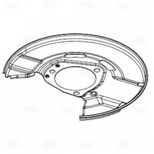 TRIALLI BDSP3013 Кожух диска тормозного Opel Astra 09- перед.лев.