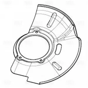 TRIALLI BDSP3072 Кожух диска тормозного Hyundai IX35 09- перед.прав.