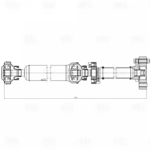 TRIALLI CD4101 Вал карданный VAG Touareg Cayenne 02- задн.