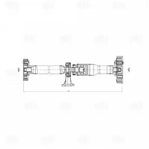 TRIALLI CD4115 Вал карданный Skoda Kodiaq 16- задн.