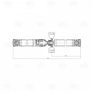 TRIALLI CD5000 Вал карданный Toyota RAV4 06- задн.