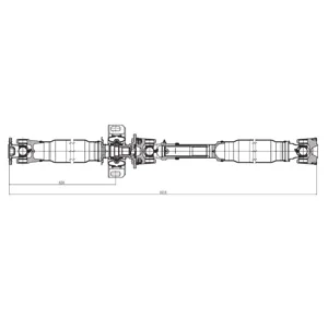 TRIALLI CD5010 Вал карданный Toyota HILUX 05- задн.
