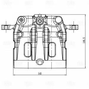 TRIALLI CF206102 Суппорт торм. Chevrolet Captiva (06-)(11-) Opel Antara (06-) перед. прав. d=45мм (CF 206102