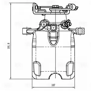 TRIALLI CF209002 Тормозной суппорт Opel Insignia 08- задн.прав.