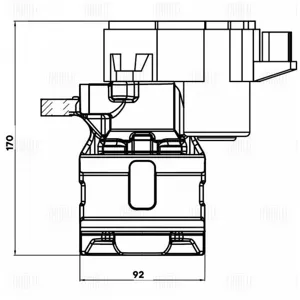 TRIALLI CF800016 СУППОРТ Geely Tugella 19-KNEWSTAR 001 24- ЗАДНИЙ ЛЕВЫЙ D=38ММ АМ С EPB