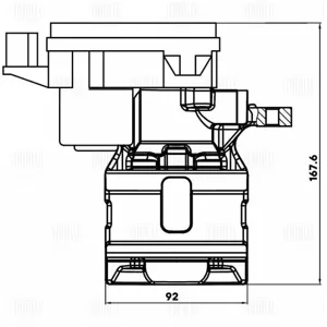 TRIALLI CF800041 СУППОРТ Geely MONJARO 21- ЗАДНИЙ ПРАВЫЙ D=38ММ АМ С EPB 