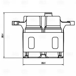 TRIALLI CF800097 Тормозной суппорт Jetour Dashing 22- перед.лев.