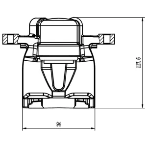 TRIALLI CF800131 Тормозной суппорт Chery Tiggo 4 17- прав.