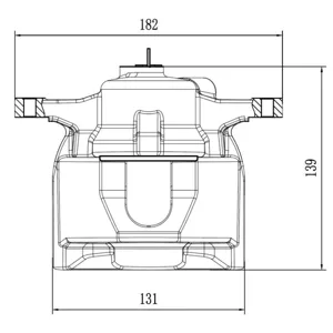 TRIALLI CF800155 Тормозной суппорт Changan ALSVIN 18- перед.прав.