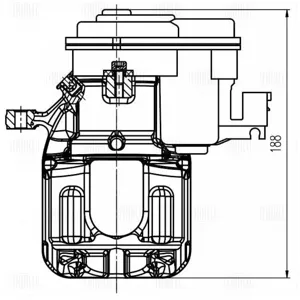 TRIALLI CF800407 Тормозной суппорт BMW X3(F25)X4(F26) задн.прав.
