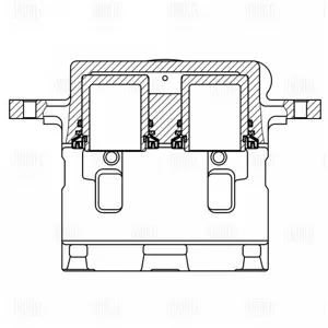 TRIALLI CF800577 Суппорт торм. Hyundai Starex (H-1) (96-) перед. лев. d=43мм (CF 800577)