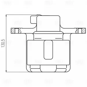 TRIALLI CF800617 Суппорт торм. Chevrolet Captiva (06-)(11-) Opel Antara (06-) зад. прав. d=40мм (CF 800617)