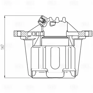 TRIALLI CF800622 Тормозной суппорт Peugeot 206 98- перед.лев.