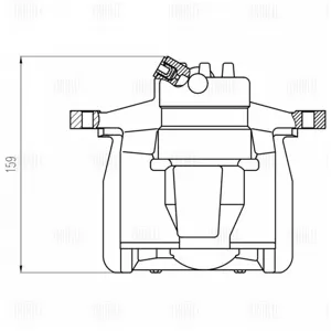 TRIALLI CF800640 Тормозной суппорт PSA 307C4 00- перед.лев.