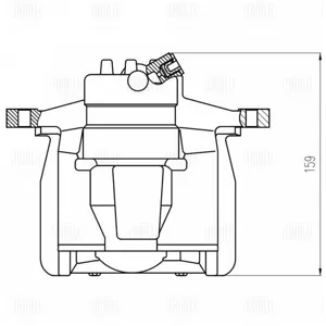 TRIALLI CF800641 Тормозной суппорт PSA 307C4 00- перед.прав.