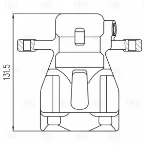 TRIALLI CF800673 Тормозной суппорт Land Rover Freelander 06- лев.