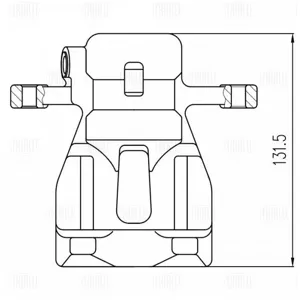 TRIALLI CF800674 Cуппорт тормозной Land Rover Freelander 06- прав.