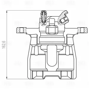 TRIALLI CF800677 Суппорт торм. Land Rover Discovery III (04-)IV (09-) Range Rover Sport I (05-) зад. прав. d