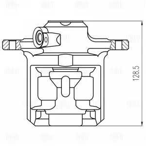 TRIALLI CF800686 Тормозной суппорт Subaru Forester 12- прав.